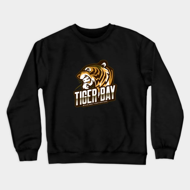 Tiger Bay Tiger Design Crewneck Sweatshirt by PMScalco